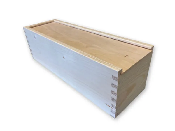 1 vaks wijnkist met schuifdeksel