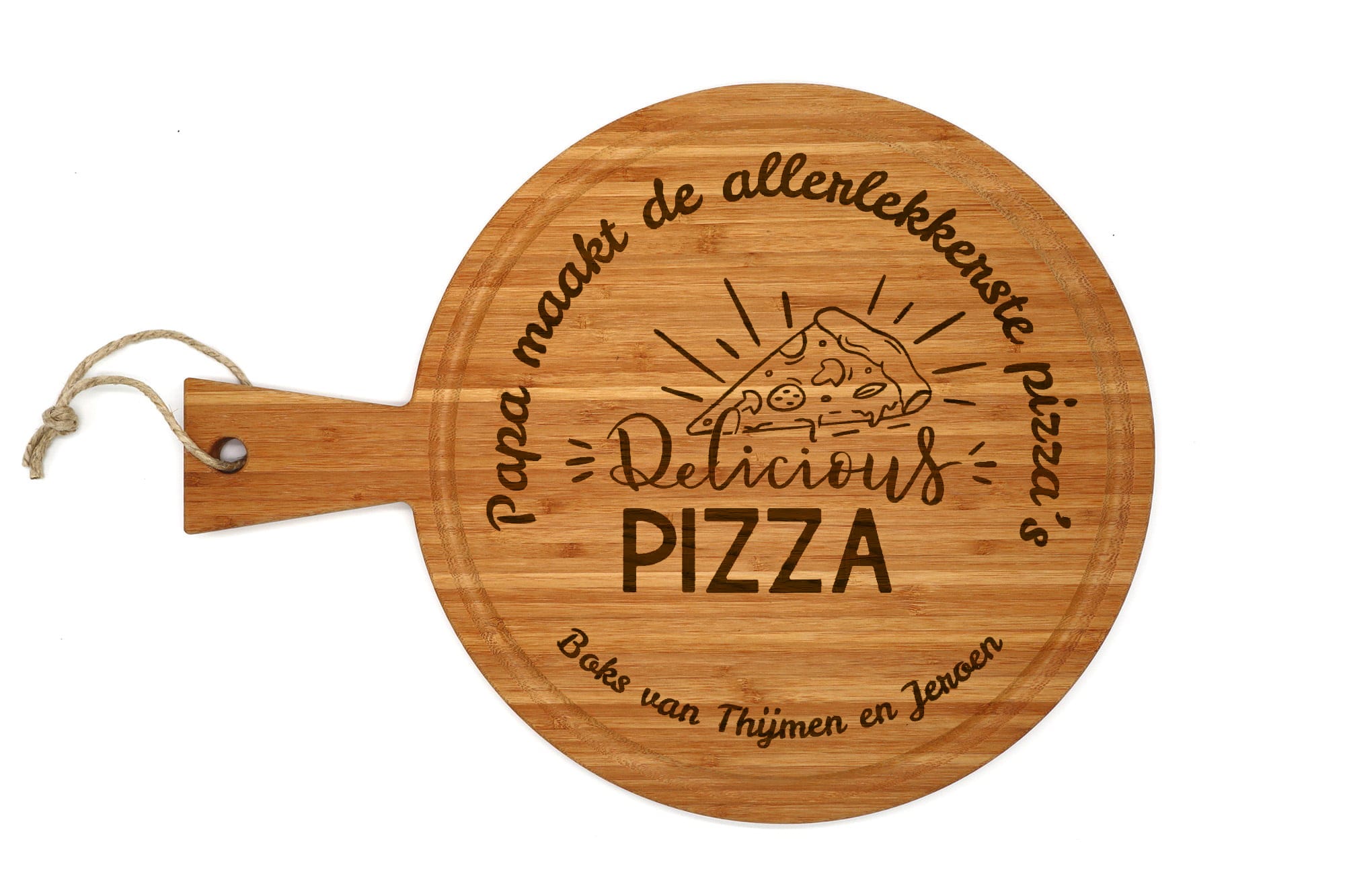 Bamboe pizzaplank