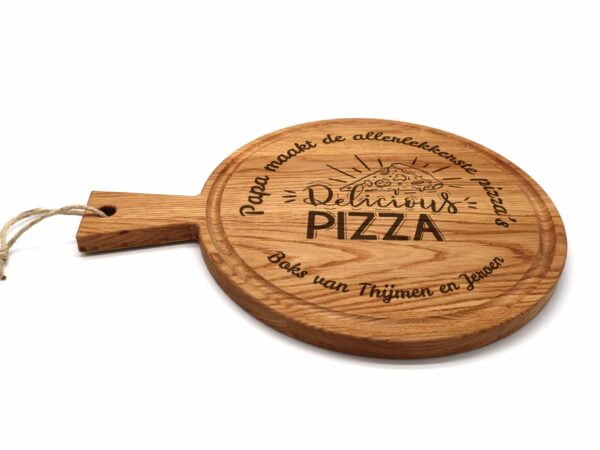 Gepersonaliseerde Eiken pizzaplank