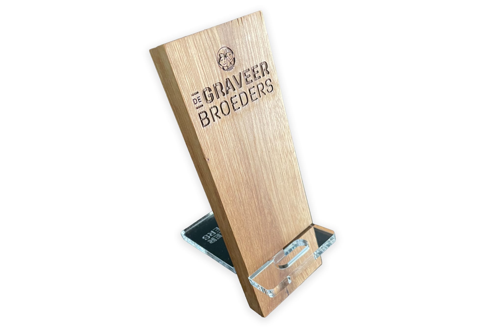 De Graveerbroeders luxe telefoonhouder